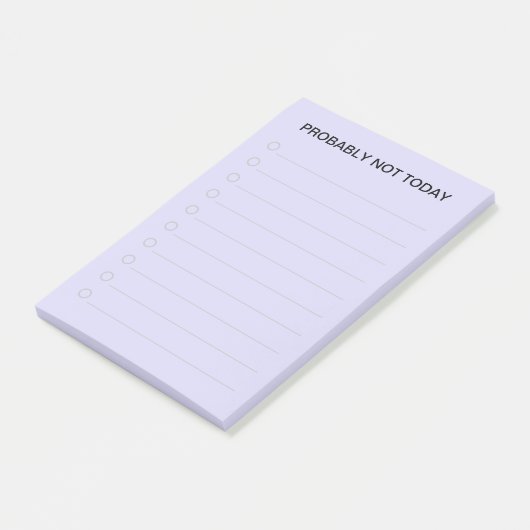 Grappige Paarse lijstjesmaker Post-it® Notes (Schuin)
