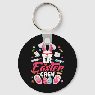 Grappige Paas Crew Konijn Verpleegster Pasen Dag M Sleutelhanger