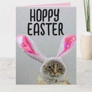 GRAPPIGE PAAS KAT WELKOMSTKAART KAART