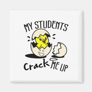 Grappige paasdag ei kuiken leraar mijn studenten a magneet
