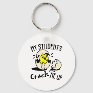 Grappige paasdag ei kuiken leraar mijn studenten a sleutelhanger