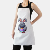 Grappige Paasduif liefhebber Egg Eggs Bunny Rabbit Schort (Insitu)