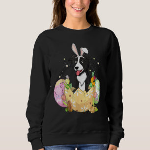 Grappige paaseieren Border Collie Bunny Dog Christ Trui