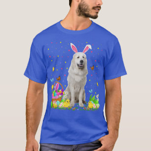 Grappige Paaseieren Jacht Great Pyrenees Hond Paas T-shirt