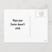 Grappige Paaseieren Post Kaart (Achterkant)
