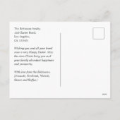 Grappige paasgroet feestdagenkaart (Achterkant)