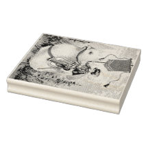 Grappige paasgroeten: ruiter op reusachtige kuiken