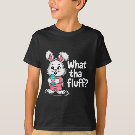 Grappige paashaas - Wat dat pluis T-shirt (Voorkant)
