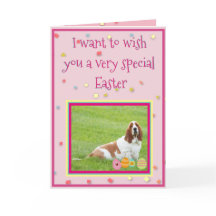 Grappige paashond met Basset Hound in "Bunny Suit"