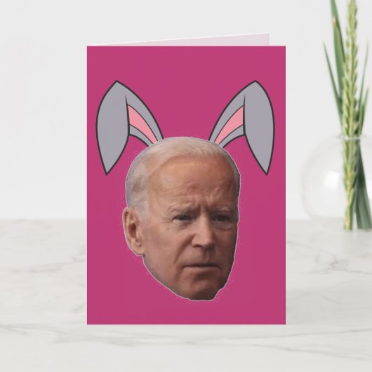 GRAPPIGE PAASKAARTEN VAN JOE BIDEN KAART (Voorkant)