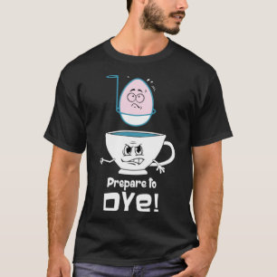 Grappige paaswoordspeling voorbereiden om te verve t-shirt