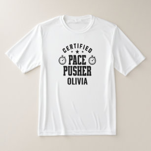 Grappige Pace Pusher Gespersonaliseerde Koppel T-shirt