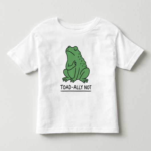 Grappige Pad-Vriend Niet Kikker Kinder Shirts (Voorkant)