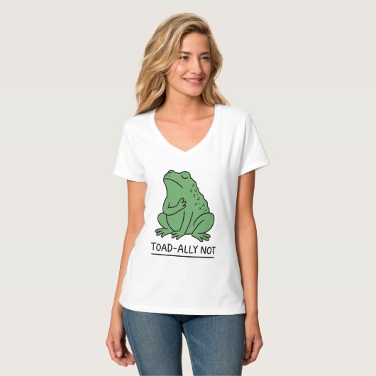 Grappige Pad-Vriend Niet Kikker T-shirt (Voorkant volledig)
