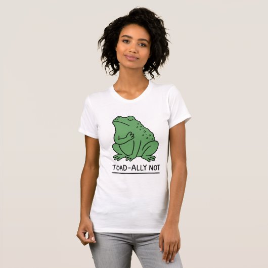 Grappige Pad-Vriend Niet Kikker T-shirt (Voorkant volledig)