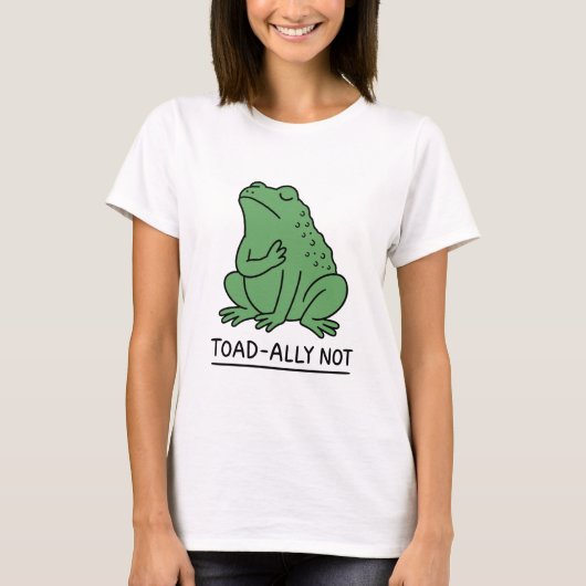 Grappige Pad-Vriend Niet Kikker T-shirt (Voorkant)