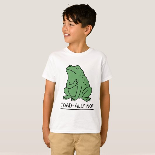 Grappige Pad-Vriend Niet Kikker T-shirt (Voorkant volledig)