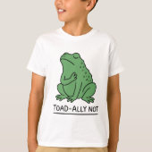 Grappige Pad-Vriend Niet Kikker T-shirt (Voorkant)