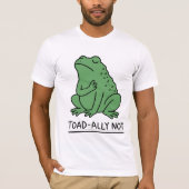 Grappige Pad-Vriend Niet Kikker T-shirt (Voorkant)
