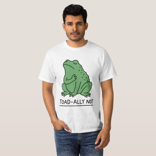 Grappige Pad-Vriend Niet Kikker T-shirt (Voorkant volledig)