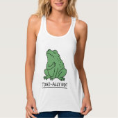Grappige Pad-Vriend Niet Kikker Tanktop (Voorkant)