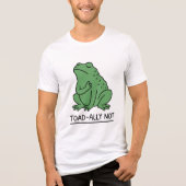 Grappige Pad-Vriend Niet Kikker Tri-Blend Shirt (Voorkant)