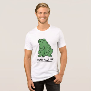 Grappige Pad-Vriend Niet Kikker Tri-Blend Shirt