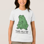 Grappige Pad-Vriend Niet Kikker Tri-Blend Shirt (Voorkant)