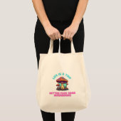 Grappige paddenstoel canvas tas (Voorkant (product))