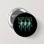 Grappige Paddys Terug Trump St Patrick's Day Danci Ronde Button 5,7 Cm (Voorkant /achterkant)