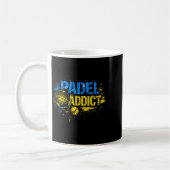 Grappige padel-verslaafde quote koffiemok (Links)