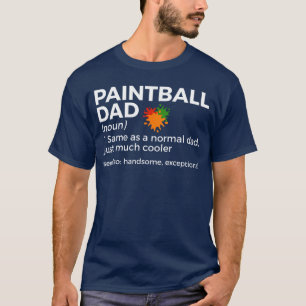 Grappige Paintball Vader Definitie Paintballen jon T-shirt