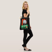 Grappige Panda Introvert Batterij Oplaad Ontwerp Tote Bag (Op model)