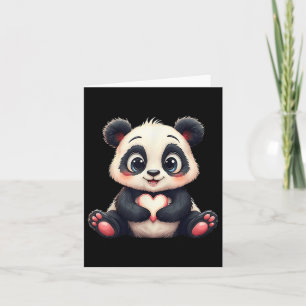 Grappige Panda Liefde Hart Reuzenbeer Panda's Lief Kaart