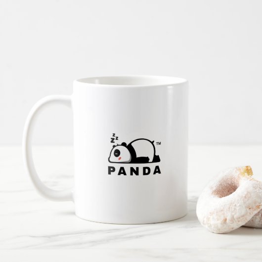 Grappige Panda Mok – Cute Panda Cadeau voor Panda  (Met donut)