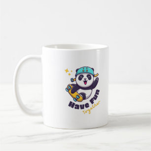 Grappige Panda Schattig Voor Dierenliefhebber Koffiemok