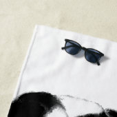 Grappige Panda strandlaken (In situ)