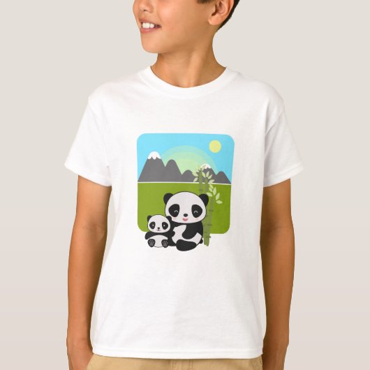 Grappige Panda T-shirt (Voorkant)
