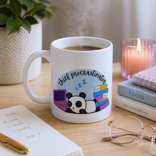Grappige Panda Uitsteller Koffiemok