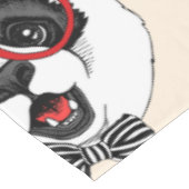 grappige panda voor kerstmis tafelkleed (Gekanteld)