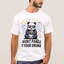 Grappige Panda Woordgrap – “Ik Zal Niet Panda Aan T-shirt