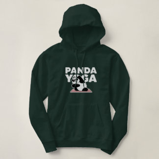 Grappige panda yoga hoodie
