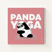 Grappige panda yoga notitieboek (Achterkant)