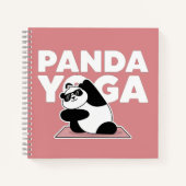 Grappige panda yoga notitieboek (Voorkant)