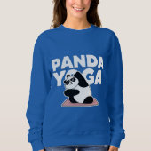 Grappige panda yoga trui (Voorkant)