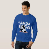 Grappige panda yoga trui (Voorkant volledig)