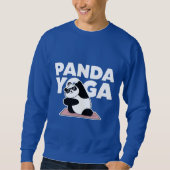 Grappige panda yoga trui (Voorkant)