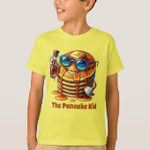 Grappige pannenkoek kind tekst toevoegen t-shirt (Voorkant)