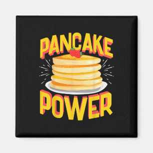 Grappige pannenkoekenkracht magneet