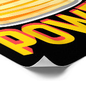 Grappige pannenkoekenkracht poster (Hoek)